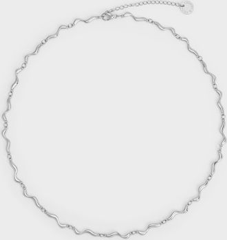 Charles & Keith Emilia Wavy Necklace