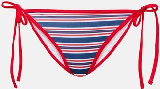 JADE Swim Slip bikini Ties a righe