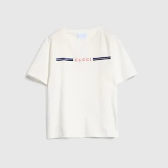 Gucci Kids - Cotton T-shirt With Print, Size 10 years, White