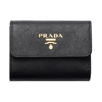 Prada Portafoglio Piccolo - female - Prada - Wallets & Cardholders - Black - ONE SIZE - Accessories