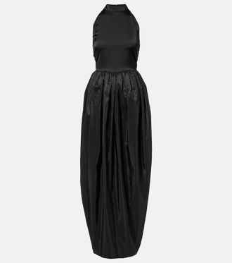 Rotate Abito lungo in taffetà di raso