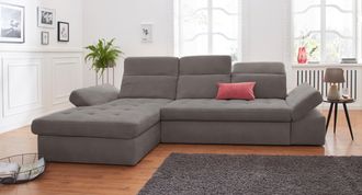 Sit&more Ecksofa »Stardust L-Form« wahlweise mit Bettfunktion und Bettkasten