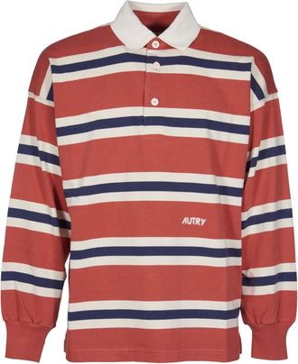 Autry Hombre, Camisetas, Rojo, Talla: S