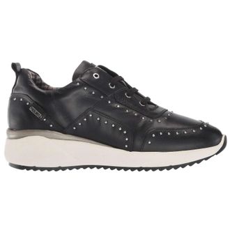 Pikolinos Sella W6Z Leather Womens Lace Up Shoes - Black - Size:UK 7-7.5