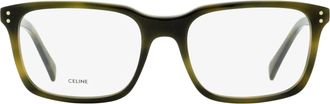 Celine CL50081I Rectangular Acetate Eyeglasses - Green