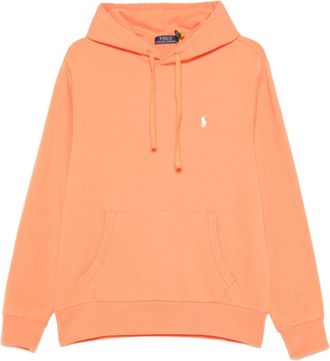 Polo Ralph Lauren Polo Pony-embroidered hoodie - men - Cotton/Cotton - M - Orange