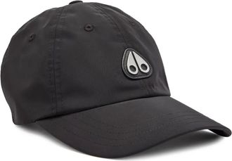 Moose Knuckles Honkbalpet met logoplakkaat - Zwart