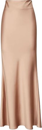 Andamane Gonna midi Nemesia con taglio sbieco - Toni neutri