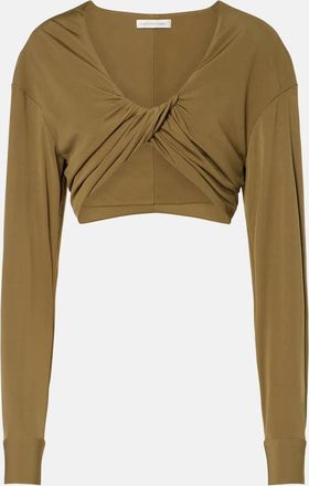 CHRISTOPHER ESBER Vivenda jersey crop top