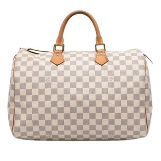 Louis Vuitton Pre-owned Handbags, female, White, Size: ONE SIZE Pre-owned Fabric Travel Bag