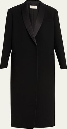 The Row Erdene Single-Breasted Wool Long Coat