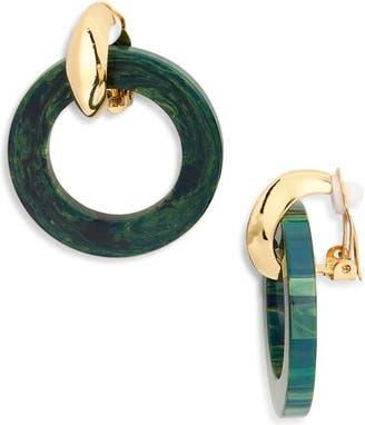 Kenneth Jay Lane Knocker Clip-On Earrings in Polished Gold at Nordstrom Rack