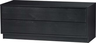 De Eekhoorn Massives, modulares Lowboard Element Finco, 100 x 40 cm - Tiefschwarz