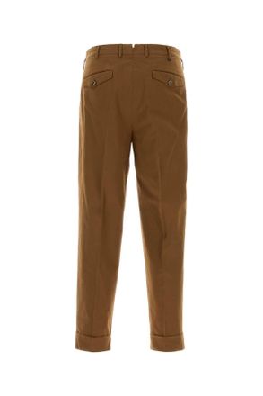 Pantaloni Torino Mens Caramel Stretch Cotton Style Pant Y149 Exterior: Elastane Pantaloni