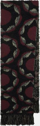 Etro Printed wool-blend scarf