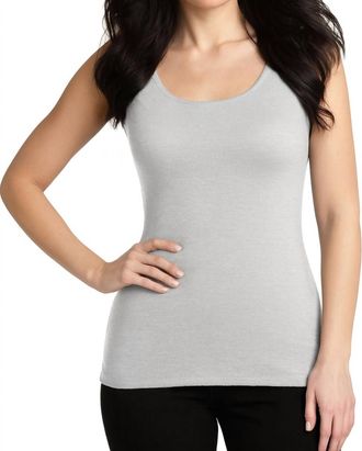 French Kyss Sleeveless Tank Top In Frost
