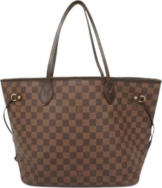 Louis Vuitton Pre-owned Tote Bags, female, Brown, Size: ONE SIZE Pre-owned Neverfull MM Tote Bag