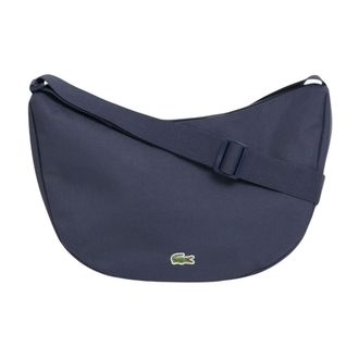 Lacoste Tassen, Dames, Blauw, ONE Size, Sac Lune Moyen Neocroc