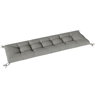 OUTSUNNY Coj&iacute;n para banco 198x65x13 cm gris claro