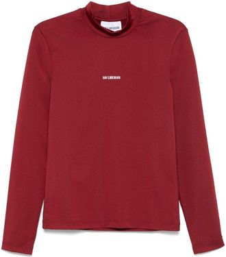 Han Kjobenhavn T-shirt con applicazione - Rosso
