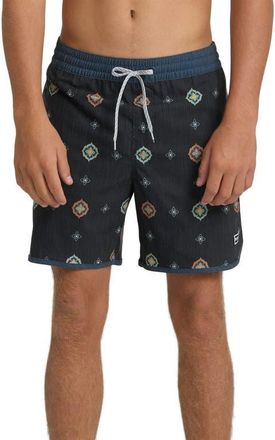 Billabong 73 Layback Swim Trunks in Navy at Nordstrom, Size Xx-Large