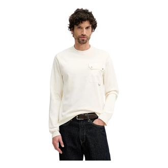 Barbour Leazes LS Camiseta de manga larga - Tops - Hombre - Beige - XL