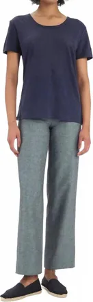 Ines De La Fressange Sunny Tee Shirt In Navy