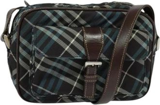 Burberry Pre-owned Cross Body Bags, female, Multicolor, Size: ONE SIZE Pre-owned Nylon Shoulder Bag