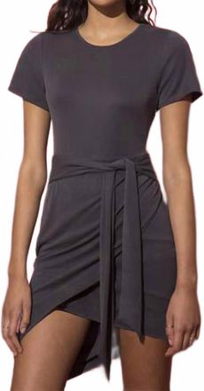 Stylestalker Leah Shirt Dress In Grey