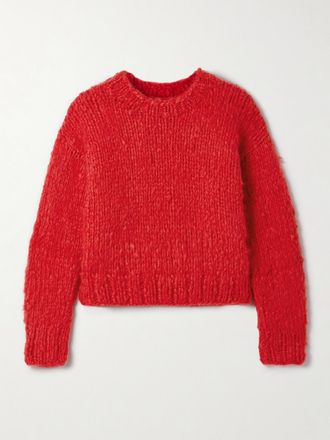Suzie Kondi Pullover In Cashmere Jooshi - Rosso