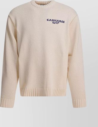 Carhartt Work in Progress ribbed helix sweater with graphic back