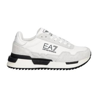 Emporio Armani Vintage Running - Heren - Sneakers - Wit - 42 EU - Leer - Schoenen
