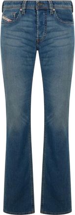 Diesel Flared Jeans, male, Blue, Size: W32 Larkee Jeans