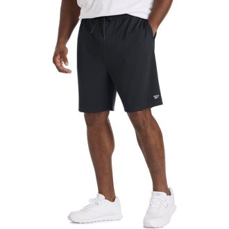 Reebok Big & Tall Performance Textured Shorts in Black at Nordstrom, Size 1X Big