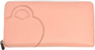 Tiffany & Co. Pink Leather Long Wallet (Bi-Fold) (Pre-Owned)