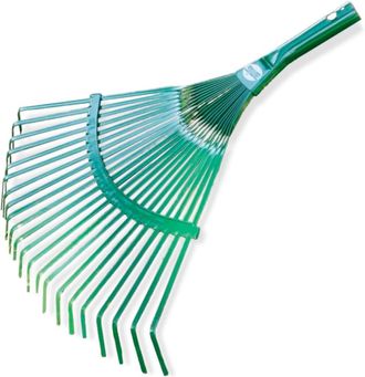 OEM Escoba De C&eacute;sped De Alambre Plano De 450 Mm, Acero Verde, Para Mantenimiento De Jardines, F&aacute;cil Y Duradera, Otros