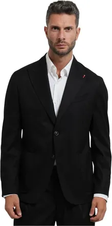 Mulish Single-breasted Suit - Heren - Pakken - Zwart - Maat: M