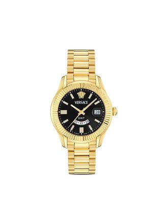 Versace Greca GMT Fluted 41mm - Nero