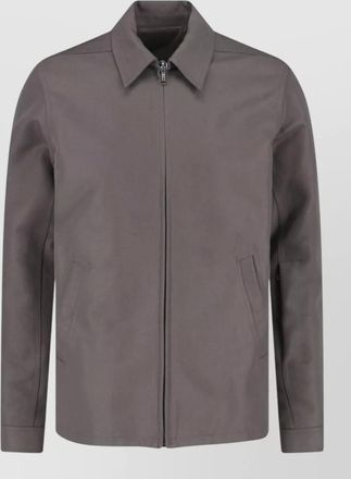 Rick Owens long sleeve jacket point collar buttons