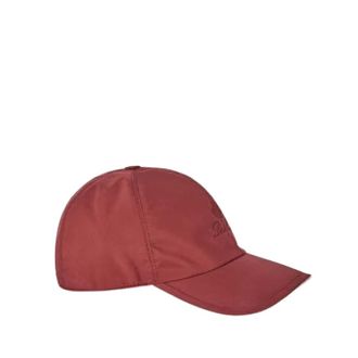Loro Piana Caps, male, Red, Size: M Baseball Cap Microfibre
