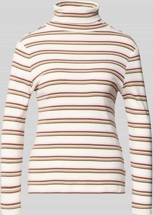 s.Oliver Red Label Slim Fit Rollkragenpullover aus reiner Baumwolle in Offwhite, Gr&ouml;&szlig;e 34