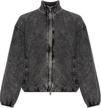 Diesel S-Corsy Sweatshirt - Heren - Vesten met rits - Grijs - S - Katoen - Hoodies & sweatvesten