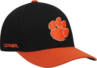 Top of the World Mens Top of the World Black/Orange Clemson Tigers Two-Tone Reflex Hybrid Tech Flex Hat at Nordstrom, Size Medium/large