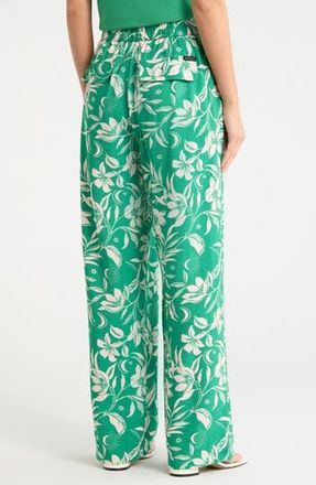 Sanctuary Retreat Wide Leg Pants in Natures Nectar Leaf Green at Nordstrom Rack, Size X-Large