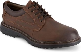 Dockers Warden Mens Oxford Shoes Comfortable Leather Shoes for Men with Stain Defender