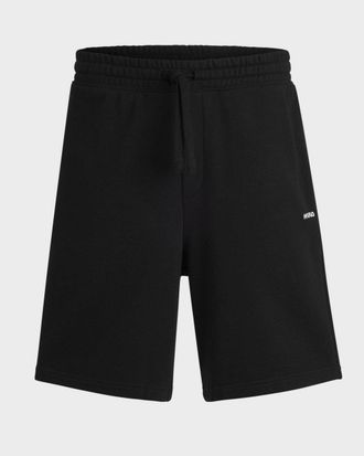 HUGO BOSS Hugo Dayono Mens Shorts - Black Cotton - Size X-Large