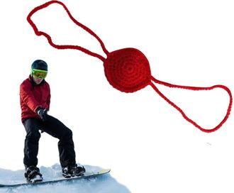 Generic Hand-Woven Wool Crocheted &eacute; Warmer | Comfortable And Soft Nose Cover & Outdoor Nose Protector For Winter | Funny Pendant Accessory For Skiing, Ice Ska