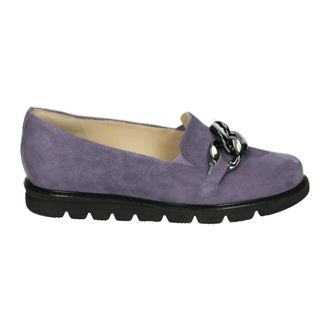 Hassia Paarse Su&egrave;de Instappers - Dames - Loafers - Paars - 38 EU - Su&egrave;de - Schoenen