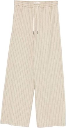 Circolo 1901 Drawstring Broeken - Dames - Wijde Broeken - Beige - XS - Katoen - Broeken