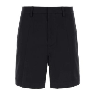 Valentino Garavani Casual Shorts, male, Blue, Size: XL Stretch Cotton Bermuda Shorts